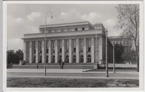 (13398) Foto AK Dessau, Neues Theater 1938