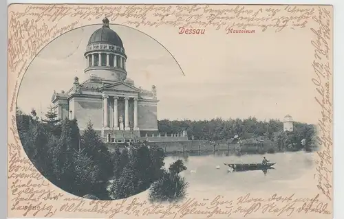 (104475) AK Dessau, Mausoleum, 1903