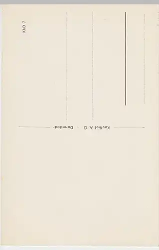 (7162) AK Darmstadt, Hochzeitsturm, vor 1945