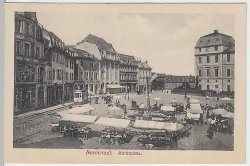 (4795) AK Darmstadt, Markt 1926