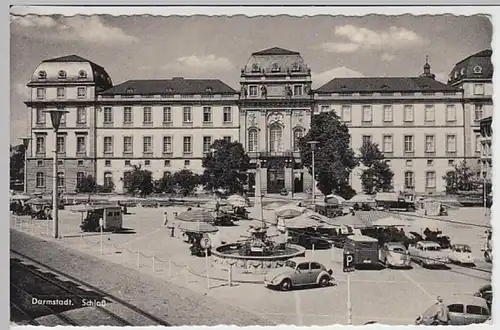(26343) AK Darmstadt, Schloss, Sonderstempel 1962
