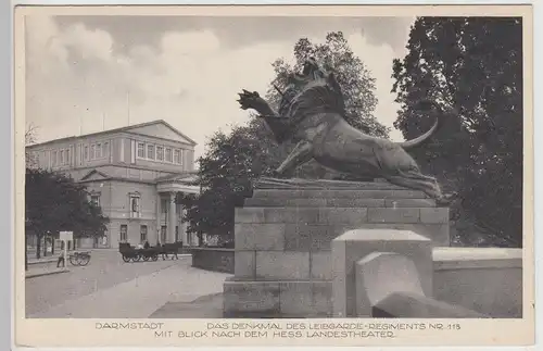 (115481) AK Darmstadt, Denkmal d. Leibgarde-Reg. 115, 1932