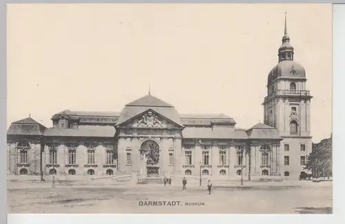 (107531) AK Darmstadt, Museum, um 1906