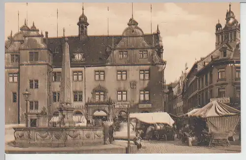 (107528) AK Darmstadt, Rathaus 1906