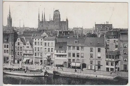 (107607) AK Danzig, Gdansk, Marienkirche 1904