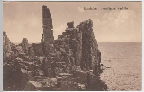 (6669) AK Bornholm, Lyseklippen, vor 1945