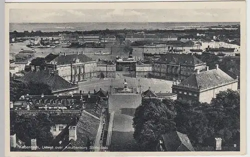 (38112) AK Kobenhavn, Kopenhagen, Schlossplatz Amalienborg, vor 1945