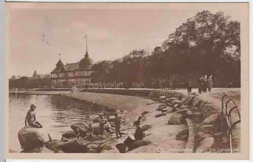 (17977) Foto AK Kopenhagen, Partie an der Langelinie 1922