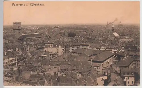 (110111) AK Kopenhagen, København, Panorama 1911