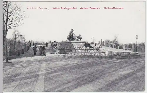 (10725) AK Kopenhagen, Gefion Springvandet um 1910