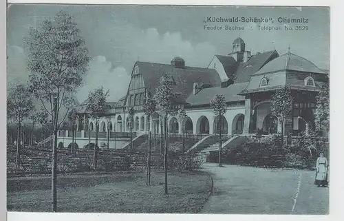 (94685) AK Chemnitz, Küchwald-Schänke, 1914