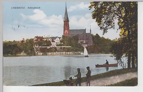 (90474) AK Chemnitz, Schlossteich, 1929