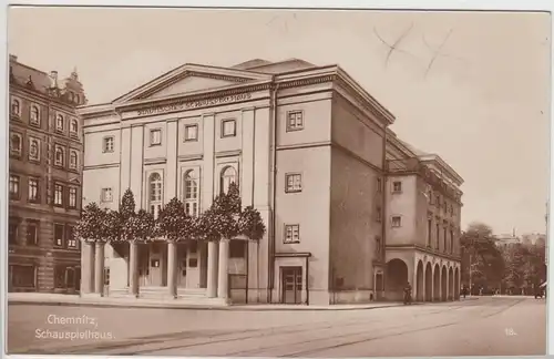 (89157) Foto AK Chemnitz, Schauspielhaus, vor 1945