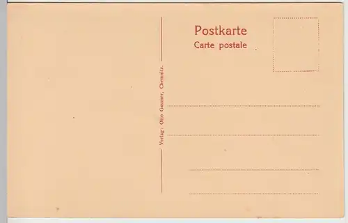 (85806) AK Chemnitz, Schlossteich, Schlosskirche, vor 1945