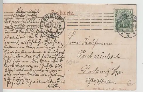 (76294) AK Chemnitz, Küchwaldschänke 1911