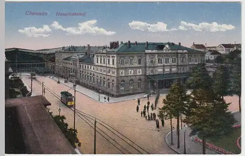 (46671) AK Chemnitz, Hauptbahnhof, vor 1945