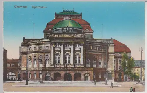 (112920) AK Chemnitz, Opernhaus, 1910/20er