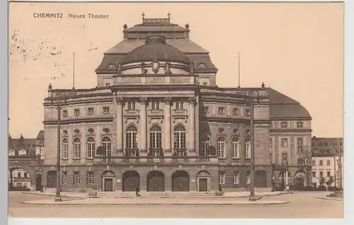 (112326) AK Chemnitz, Neues Theater, Oper 1914