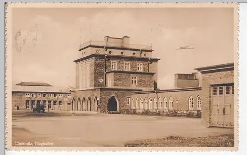 (109471) Foto AK Chemnitz, Flughafen 1934