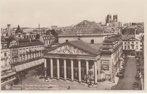 (684) AK Brüssel, Opernhaus Monnaie-Theater, vor 1945