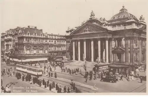 (677) AK Brüssel, Börse, vor 1945