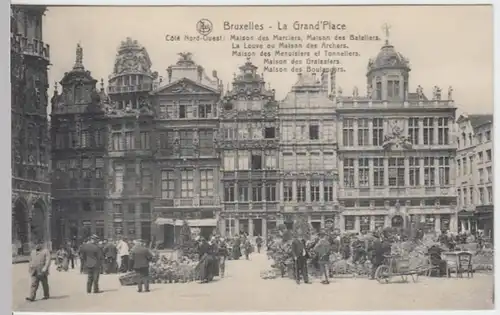 (5874) AK Brüssel, Bruxelles, Großer Platz, vor 1945