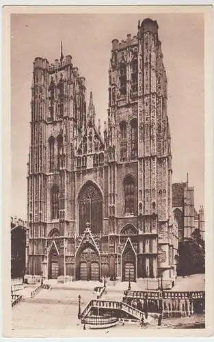 (53782) AK Bruxelles, Brüssel, Eglise Sainte-Gudule, vor 1945