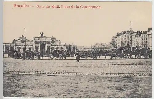 (22773) AK Bruxelles, Brüssel, Gare du Midi, vor 1945