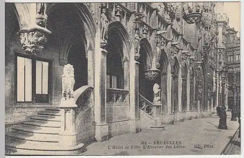 (18687) AK Bruxelles, Brüssel, Rathaus, vor 1945