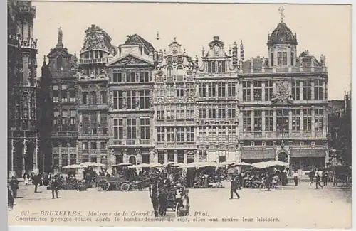 (18684) AK Bruxelles, Brüssel, Großer Platz, vor 1945