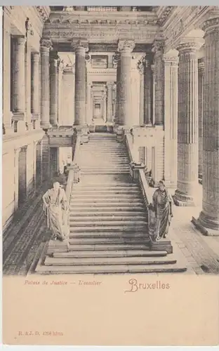 (14897) AK Brüssel, Bruxelles, Justizpalast, bis 1905