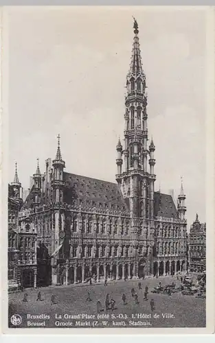 (10783) AK Brüssel, Bruxelles, La Grand Place vor 1945