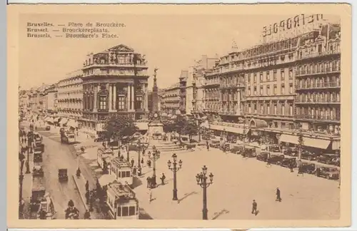 (10745) AK Brüssel, Bruxelles, Place de Brouckère 1910er