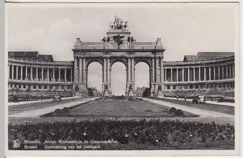 (10447) AK Brüssel, Bruxelles, Gedenkboog van het Jubelpark vor 1945
