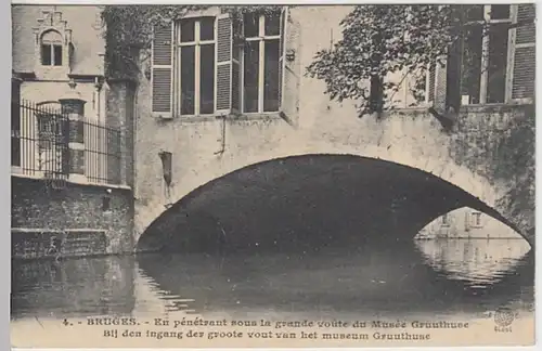 (22599) AK Bruges, Brügge, beim Gruuthusemuseum, vor 1945