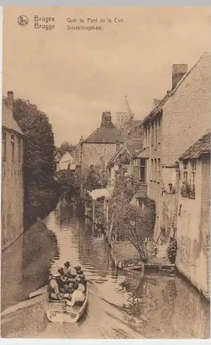 (10464) AK Brugge, Sleutelbrugskaai 1910er