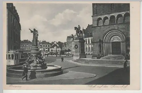 (81688) AK Bremen, Blick auf dem Domshof, vor 1945