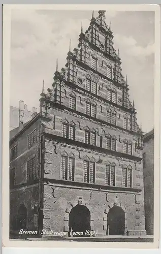 (69795) AK Bremen, Stadtwaage, vor 1945