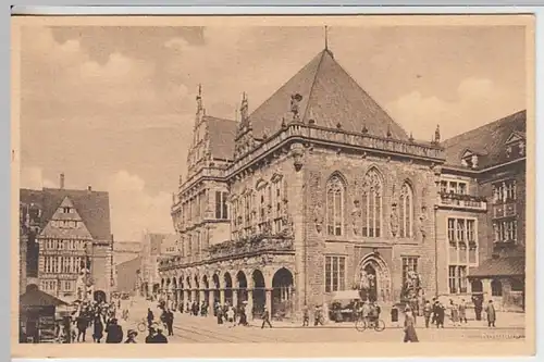 (21085) AK Bremen, Rathaus, vor 1945