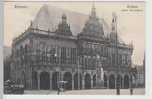 (111447) AK Bremen, Rathaus, vor 1945