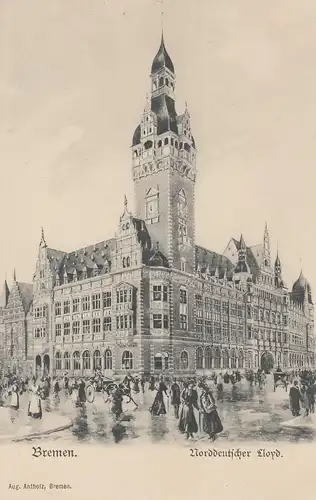 (108249) AK Bremen, Gebäude Norddeutscher Lloyd, um 1905