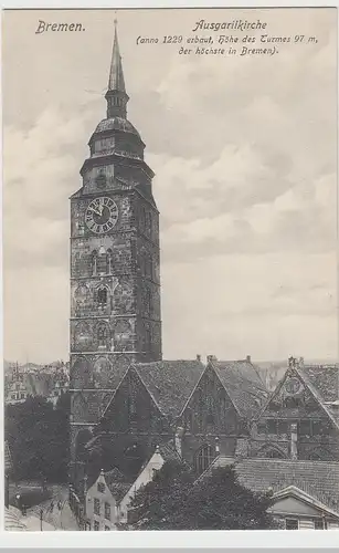 (111587) AK Bremen, Ansgariikirche, um 1907