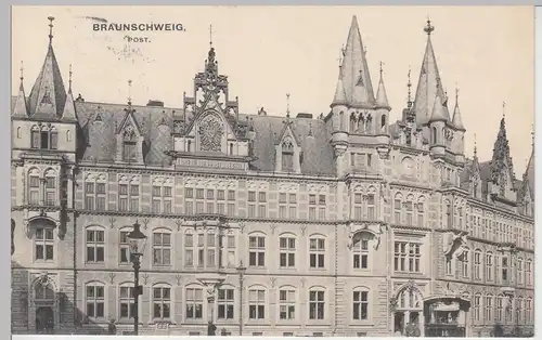 (94741) AK Braunschweig, Post, 1907