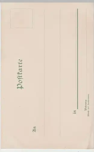 (73360) AK Gruss aus Braunschweig, Kriegerdenkmal, bis 1905