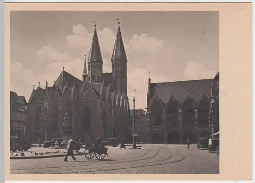 (54413) AK Braunschweig, St. Martini-Kirche und Altstadt-Rathaus