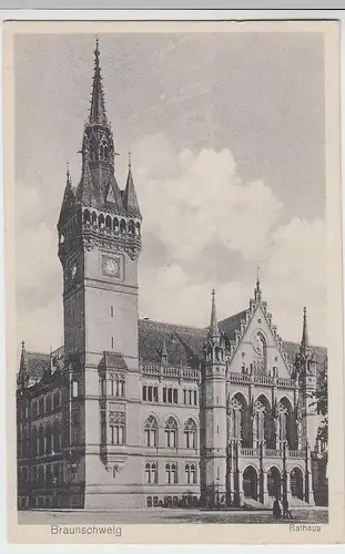 (54412) AK Braunschweig, Rathaus, vor 1945