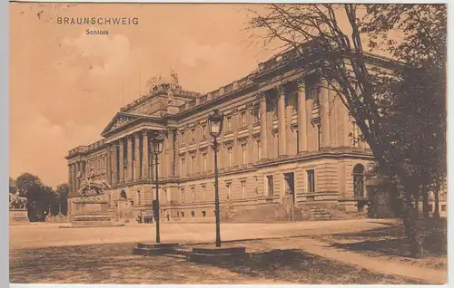 (44248) AK Braunschweig, Schloß, 1905