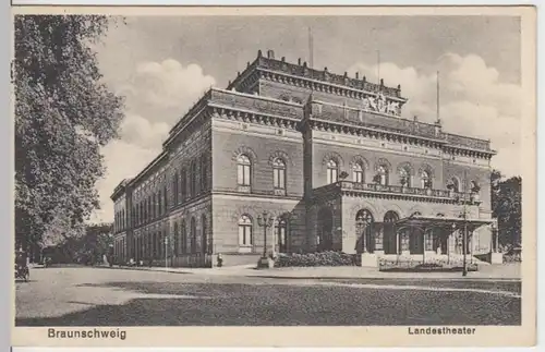 (3886) AK Braunschweig, Landestheater 1939