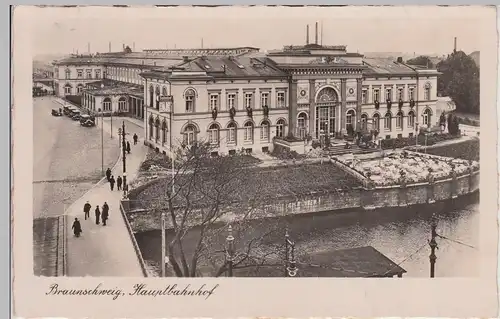 (114976) AK Braunschweig, Hauptbahnhof 1937