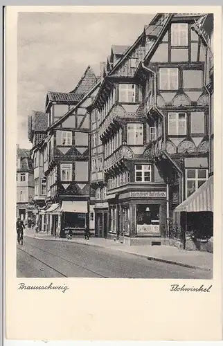 (109696) AK Braunschweig, Flohwinkel, Eulenspiegel Butterhaus, vor 1945
